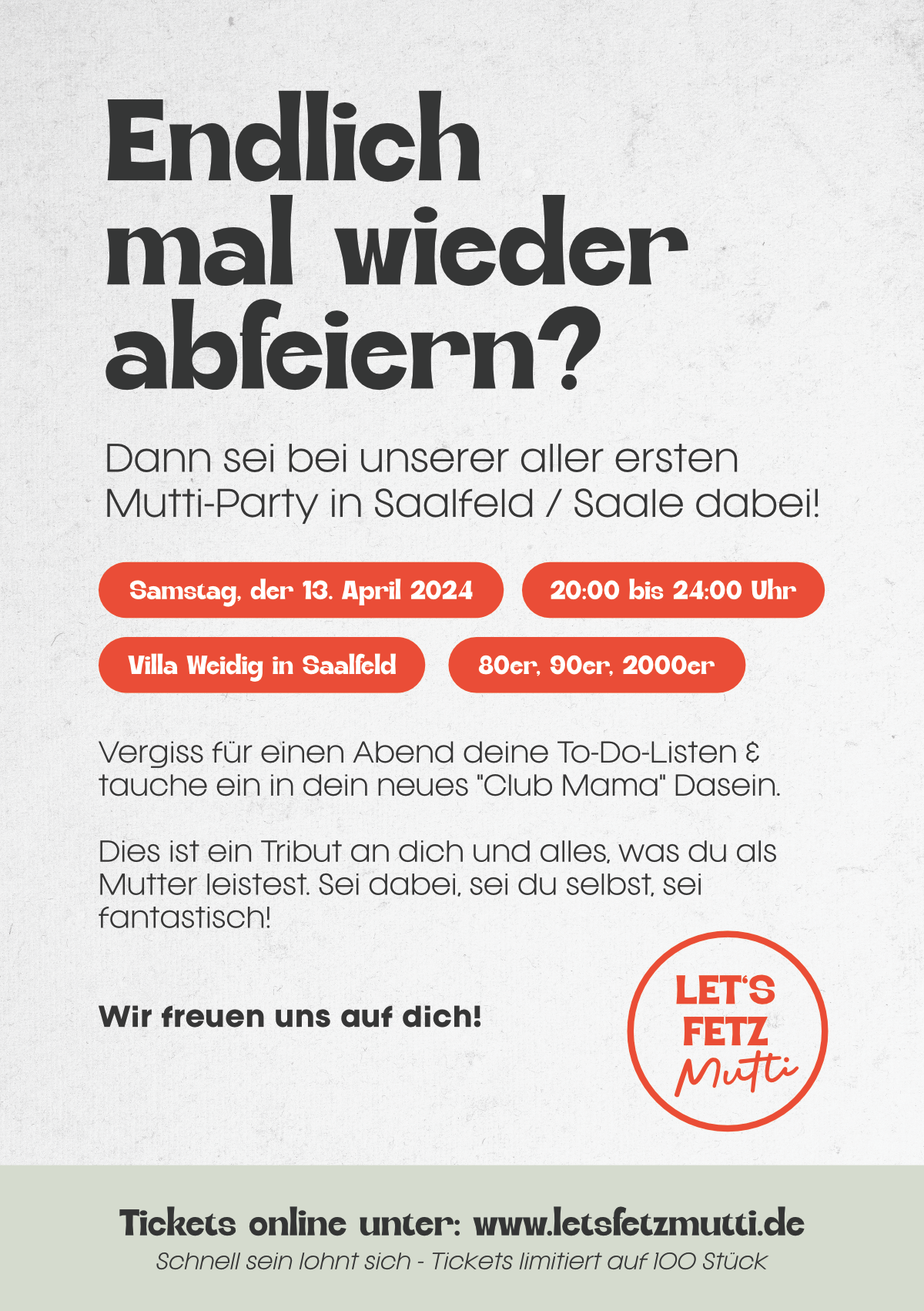 Muttiparty let´s fetz